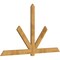 Ekena Millwork Kennewick Rough Sawn Timber Gable Bracket, Western Red Cedar, 108"W x 63"H x 2"D x 6"F, 14/12 Pitch GBW108X63X0206KEN00RWR - alternate 5